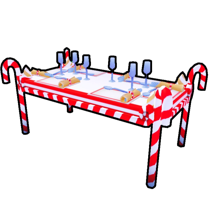 Candy Cane Table — My Restaurant item